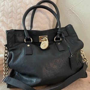Michael Kors Large Hamilton satchel black